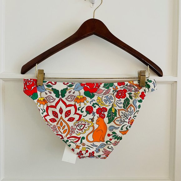 Tory Burch floral print underwire bikini top and brief bikini bottom - Picture 5 of 9